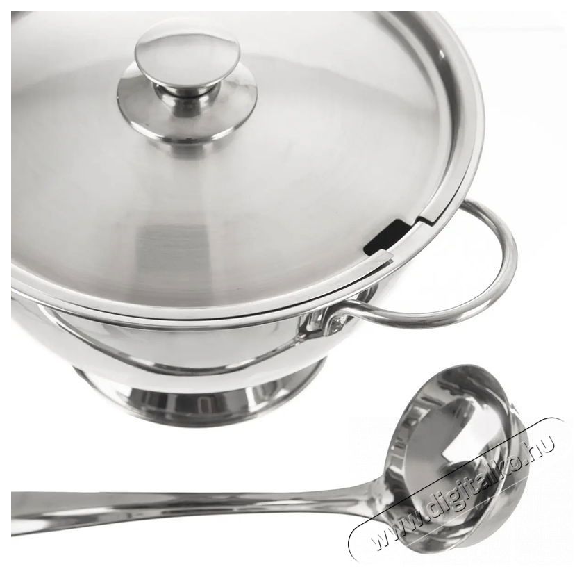 Orion leveses, rozsdamentes ac&eacute;l + fedő, kerek, 26 cm Konyhai term&eacute;kek - Ed&eacute;ny - Faz&eacute;k / l&aacute;bas - 527663