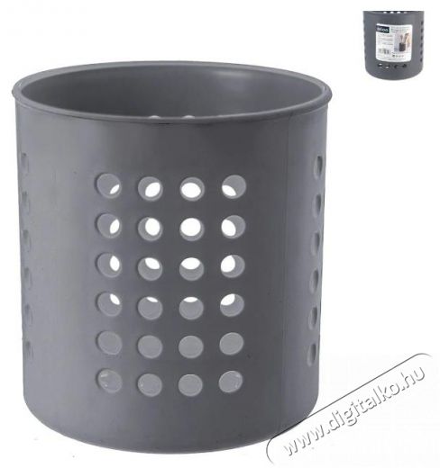 Orion műanyag evőeszköztartó, szürke, 12,5 cm Konyhai termékek - Edény - Egyéb edény - 527616