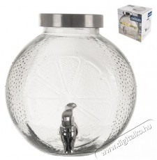 Orion Üveg/fém Citrusos palack, csapos 5,4 l Konyhai termékek - Edény - Egyéb edény - 527592