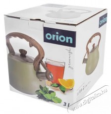 Orion GREENISH teáskanna sípolóval 3 l, rozsdamentes acél Konyhai termékek - Edény - Teáskanna - 528798