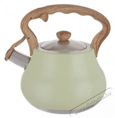 Orion GREENISH teáskanna sípolóval 3 l, rozsdamentes acél Konyhai termékek - Edény - Teáskanna - 528798