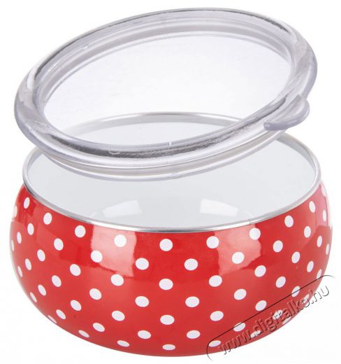 Orion Zománcozott tál + fedő, pöttyös, 15,5 cm Konyhai termékek - Egyéb / Konyhai kiegészítő - 527696