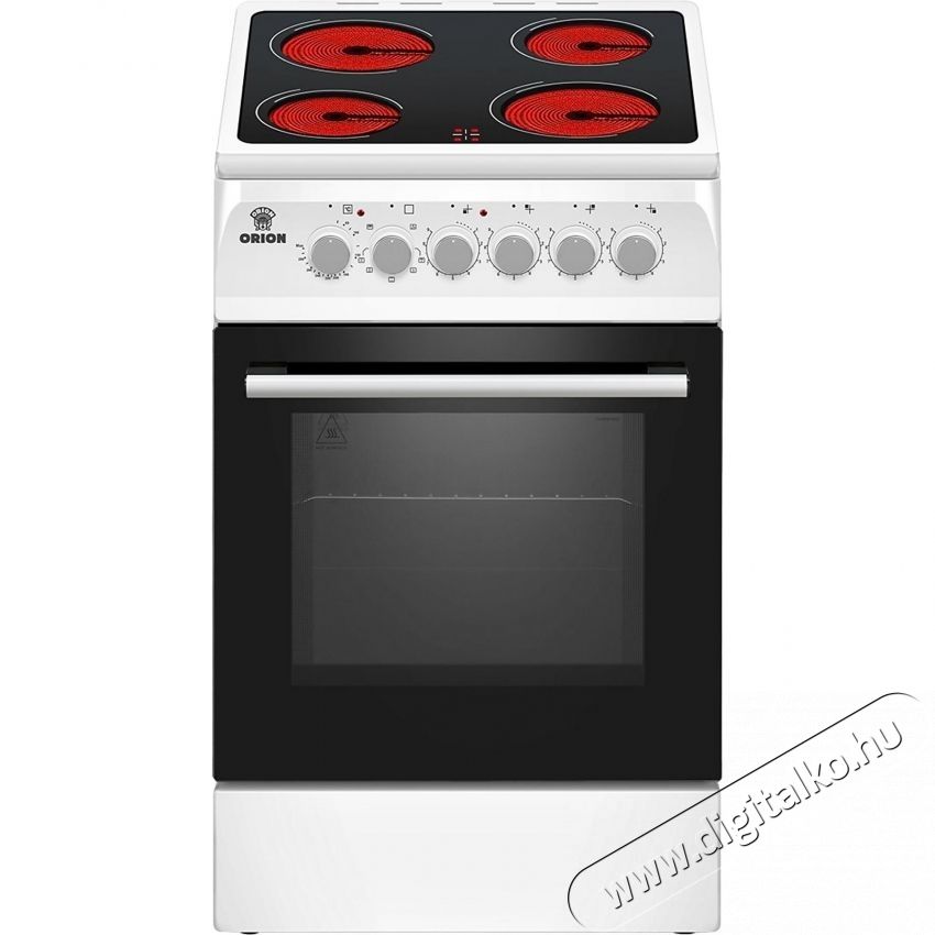 Orion OEC-VC04W elektromos tűzhely, feh&eacute;r Konyhai term&eacute;kek - S&uuml;tő-főzőlap, tűzhely (szabadon&aacute;ll&oacute;) - Elektromos tűzhely (szabadon&aacute;ll&oacute;) - 509838
