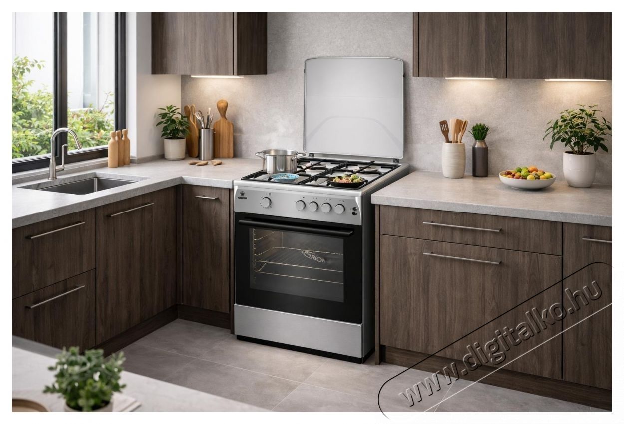 Orion FGO600I g&aacute;ztűzhely Konyhai term&eacute;kek - S&uuml;tő-főzőlap, tűzhely (szabadon&aacute;ll&oacute;) - G&aacute;ztűzhely (szabadon&aacute;ll&oacute;) - 295225