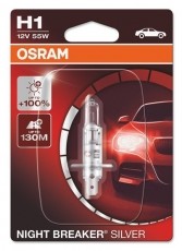 Osram Night Breaker Silver 64150NBS-01B H1/12V/55W f&eacute;nysz&oacute;r&oacute; H&aacute;ztart&aacute;s / Otthon / K&uuml;lt&eacute;r - Vil&aacute;g&iacute;t&aacute;s / elektromoss&aacute;g - L&aacute;mpa kieg&eacute;sz&iacute;tő - 388344
