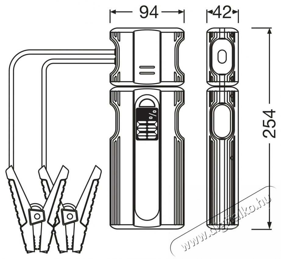 Osram BATTERYjumpstart 1000 ind&iacute;t&aacute;sr&aacute;seg&iacute;tő - powerbank Aut&oacute;hifi / Aut&oacute; felszerel&eacute;s - Aut&oacute;s / aut&oacute;hifi kieg&eacute;sz&iacute;tő - Aut&oacute; akkumul&aacute;tor t&ouml;ltő - 532007