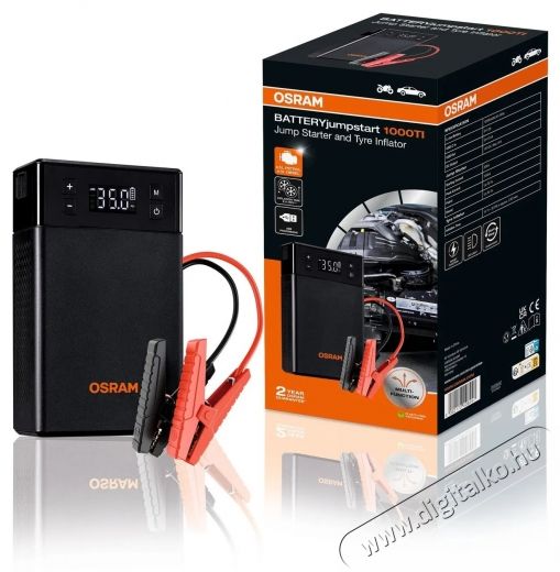 Osram BATTERYjumpstart 1000TI   aut&oacute;kompresszor Aut&oacute;hifi / Aut&oacute; felszerel&eacute;s - Aut&oacute;s / aut&oacute;hifi kieg&eacute;sz&iacute;tő - Aut&oacute; akkumul&aacute;tor t&ouml;ltő - 532004
