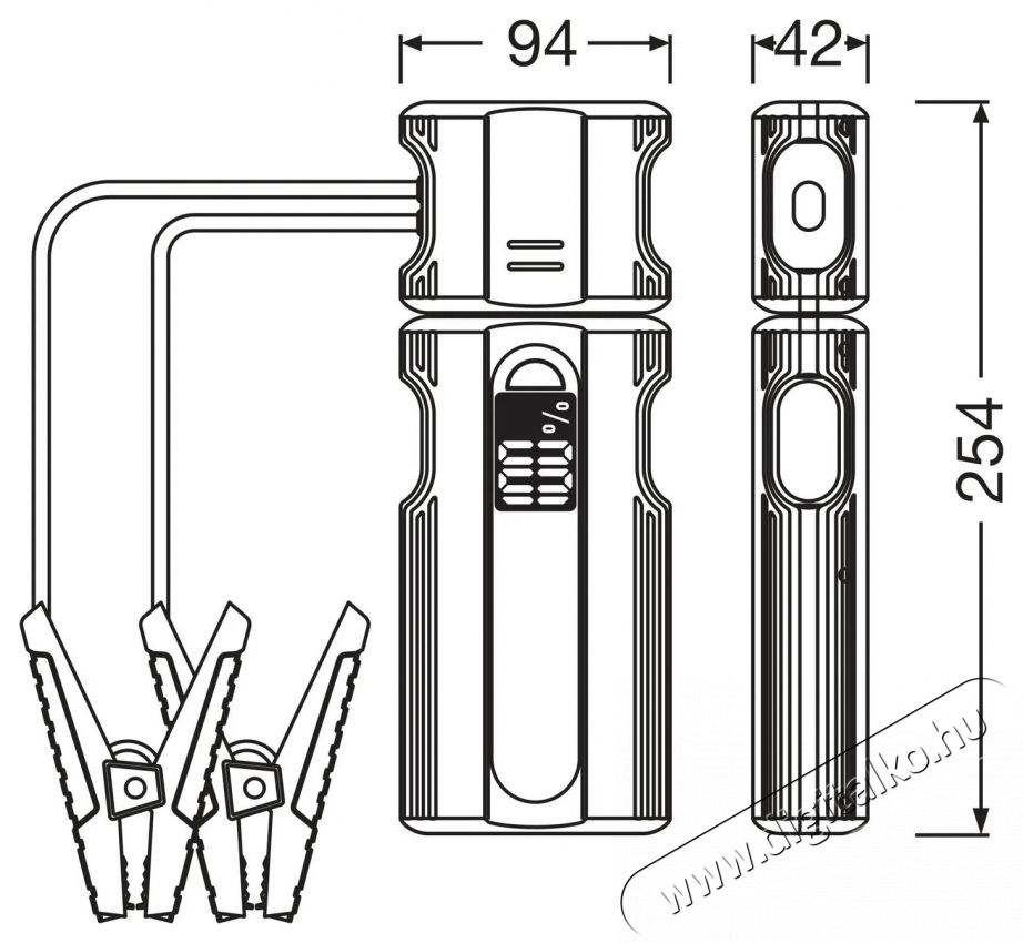 Osram BATTERYjumpstart 1500 ind&iacute;t&aacute;sr&aacute;seg&iacute;tő-powerbank Aut&oacute;hifi / Aut&oacute; felszerel&eacute;s - Aut&oacute;s / aut&oacute;hifi kieg&eacute;sz&iacute;tő - Aut&oacute; akkumul&aacute;tor t&ouml;ltő - 532005