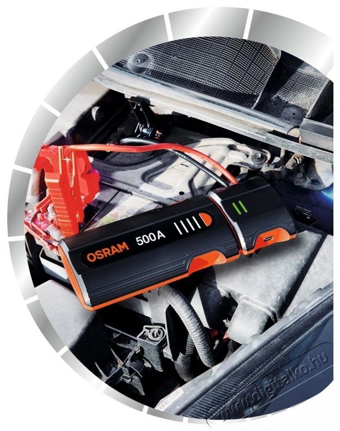Osram BATTERYjumpstart 500 ind&iacute;t&aacute;sr&aacute;seg&iacute;tő-powerbank Aut&oacute;hifi / Aut&oacute; felszerel&eacute;s - Aut&oacute;s / aut&oacute;hifi kieg&eacute;sz&iacute;tő - Aut&oacute; akkumul&aacute;tor t&ouml;ltő - 532009