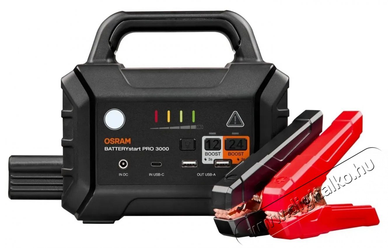 Osram BATTERYstart PRO 3000 indit&aacute;sr&aacute;seg&iacute;tő-powerbank Aut&oacute;hifi / Aut&oacute; felszerel&eacute;s - Aut&oacute;s / aut&oacute;hifi kieg&eacute;sz&iacute;tő - Aut&oacute; akkumul&aacute;tor t&ouml;ltő - 532003