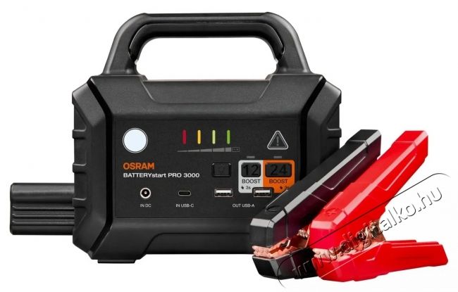 Osram BATTERYstart PRO 3000 indit&aacute;sr&aacute;seg&iacute;tő-powerbank Aut&oacute;hifi / Aut&oacute; felszerel&eacute;s - Aut&oacute;s / aut&oacute;hifi kieg&eacute;sz&iacute;tő - Aut&oacute; akkumul&aacute;tor t&ouml;ltő - 532003