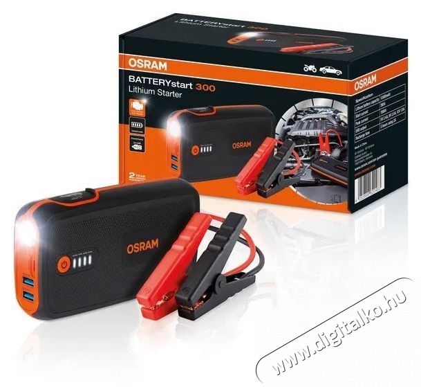Osram Ind&iacute;t&aacute;sr&aacute;seg&iacute;tő 13000 mAh 6 L-ig Aut&oacute;hifi / Aut&oacute; felszerel&eacute;s - Aut&oacute;s / aut&oacute;hifi kieg&eacute;sz&iacute;tő - Aut&oacute; akkumul&aacute;tor t&ouml;ltő - 532008