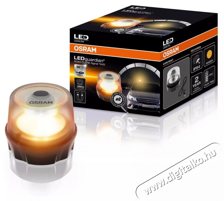 Osram LEDguardian Road Flare Signal TA20 villog&oacute; H&aacute;ztart&aacute;s / Otthon / K&uuml;lt&eacute;r - Vil&aacute;g&iacute;t&aacute;s / elektromoss&aacute;g - L&aacute;mpa kieg&eacute;sz&iacute;tő - 532011