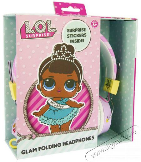 OTL Technologies LOL 632 LOL Surprise Glam Club gyermek fejhallgató Audio-Video / Hifi / Multimédia - Fül és Fejhallgatók - Fejhallgató - 354982