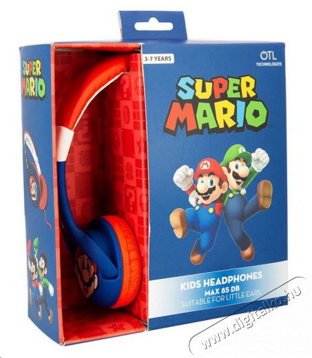 OTL Technologies SM0648 Super Mario gyermek fejhallgató Audio-Video / Hifi / Multimédia - Fül és Fejhallgatók - Fejhallgató - 354980