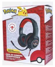 OTL PK0904 Pokémon Poké Ball Pro G4 over-ear vezetékes mikrofonos gamer fejhallgató Audio-Video / Hifi / Multimédia - Fül és Fejhallgatók - Fejhallgató - 407526