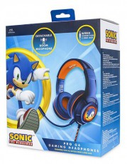 OTL SH0903 SEGA Modern Sonic the Hedgehog Pro G4 over-ear vezetékes mikrofonos gamer fejhallgató Audio-Video / Hifi / Multimédia - Fül és Fejhallgatók - Fejhallgató - 407644
