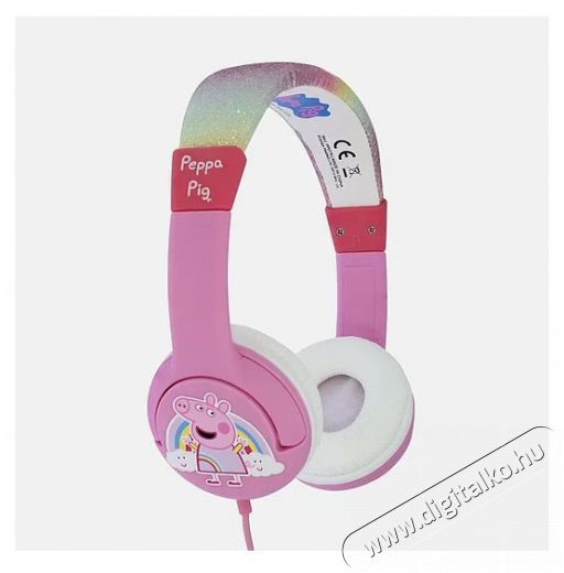 OTL PP0776 Peppa Glitter Rainbow Junior fejhallgató Audio-Video / Hifi / Multimédia - Fül és Fejhallgatók - Fejhallgató - 436543