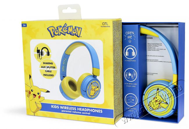 OTL PK0980 POKEMON PICKACHU Audio-Video / Hifi / Multimédia - Fül és Fejhallgatók - Fejhallgató - 451875