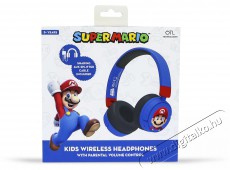 OTL SM1001 Super Mario face Kids Wireless Headphones Audio-Video / Hifi / Multimédia - Fül és Fejhallgatók - Fejhallgató - 451894