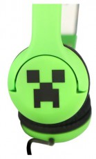 OTL MC1229 Minecraft Creeper vezetékes gyerek fejhallgató Audio-Video / Hifi / Multimédia - Fül és Fejhallgatók - Fejhallgató - 507369