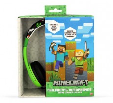 OTL MC1229 Minecraft Creeper vezetékes gyerek fejhallgató Audio-Video / Hifi / Multimédia - Fül és Fejhallgatók - Fejhallgató - 507369