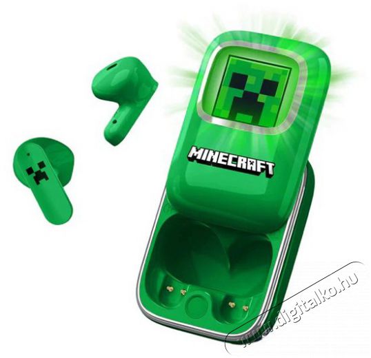 OTL MC1316 Minecraft Creeper Slide True Wireless Bluetooth fülhallgató Audio-Video / Hifi / Multimédia - Fül és Fejhallgatók - Fülhallgató - 507394