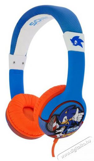 OTL SH0911 Sonic the Hedgehog vezetékes gyerek fejhallgató Audio-Video / Hifi / Multimédia - Fül és Fejhallgatók - Fejhallgató - 514390