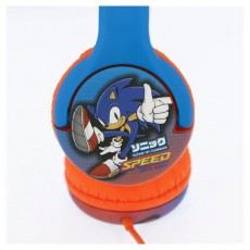 OTL SH0911 Sonic the Hedgehog vezetékes gyerek fejhallgató Audio-Video / Hifi / Multimédia - Fül és Fejhallgatók - Fejhallgató - 514390