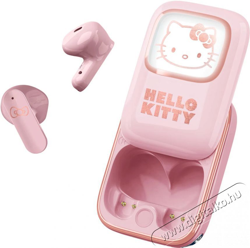 OTL Hello Kitty Slide TWS Earphones Audio-Video / Hifi / Multim&eacute;dia - F&uuml;l &eacute;s Fejhallgat&oacute;k - F&uuml;lhallgat&oacute; mikrofonnal / headset - 518992