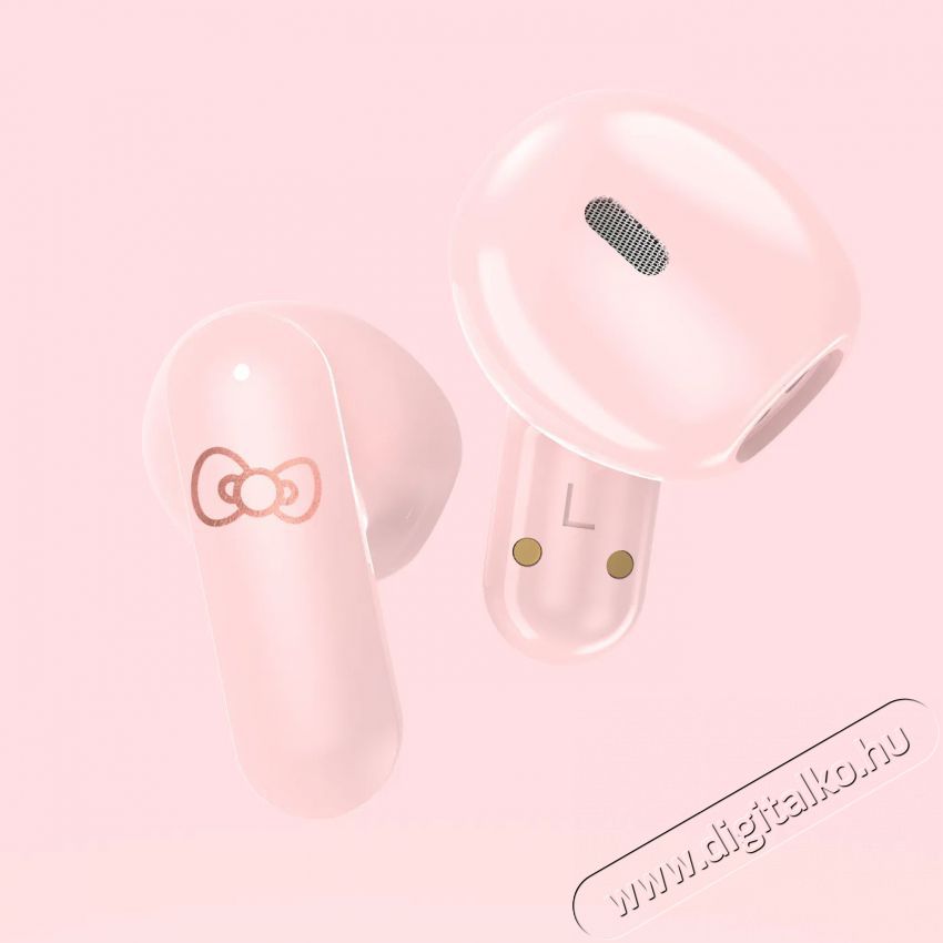 OTL Hello Kitty Slide TWS Earphones Audio-Video / Hifi / Multim&eacute;dia - F&uuml;l &eacute;s Fejhallgat&oacute;k - F&uuml;lhallgat&oacute; mikrofonnal / headset - 518992