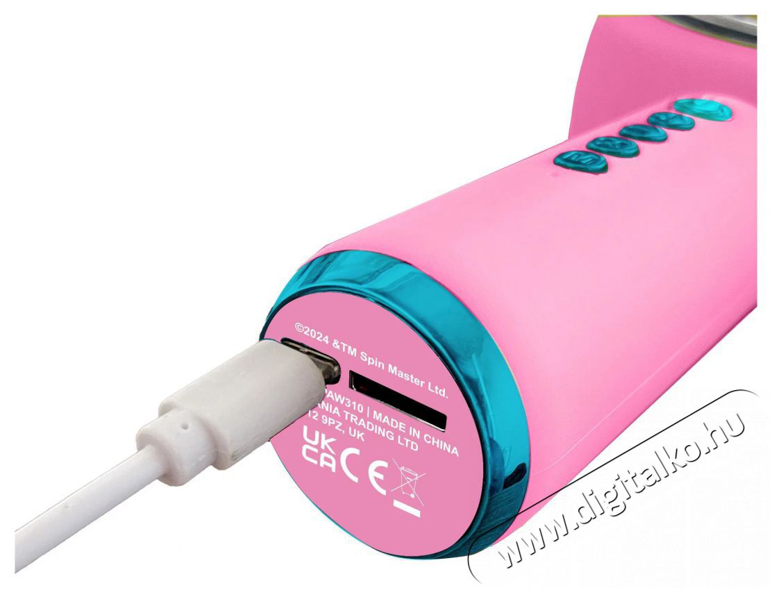 OTL Mancs őrj&aacute;rat Skye PopSing LED Karaoke Mic Fot&oacute;-Vide&oacute; kieg&eacute;sz&iacute;tők - Mikrofon - &Eacute;nek &eacute;s hangszer mikrofon - 525557