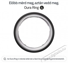 Oura Ring 4 Black, 14 Mobil / Kommunikáció / Smart - Okos eszköz - Egyéb okos eszköz - 527712