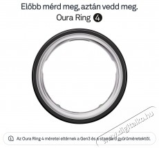 Oura Ring 4 Black, 4 Mobil / Kommunikáció / Smart - Okos eszköz - Egyéb okos eszköz - 527714