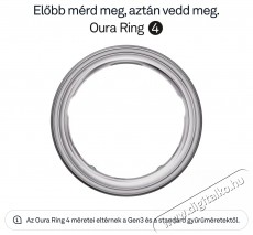 Oura Ring 4 Brushed Silver, 12 Mobil / Kommunikáció / Smart - Okos eszköz - Egyéb okos eszköz - 527722