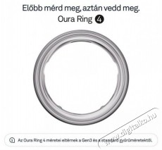 Oura Ring 4 Brushed Silver, 8 Mobil / Kommunikáció / Smart - Okos eszköz - Egyéb okos eszköz - 527730