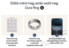 Oura Ring 4 Brushed Silver, 9 Mobil / Kommunikáció / Smart - Okos eszköz - Egyéb okos eszköz - 527731