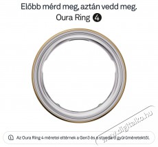 Oura Ring 4 Gold, 13 Mobil / Kommunik&aacute;ci&oacute; / Smart - Okos eszk&ouml;z - Egy&eacute;b okos eszk&ouml;z - 527735