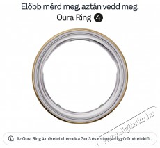 Oura Ring 4 Gold, 5 Mobil / Kommunikáció / Smart - Okos eszköz - Egyéb okos eszköz - 527739