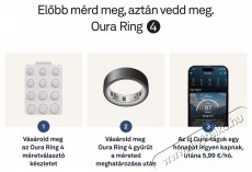Oura Ring 4 Stealth, 10 Mobil / Kommunikáció / Smart - Okos eszköz - Egyéb okos eszköz - 527769