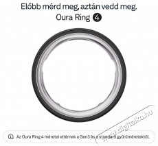 Oura Ring 4 Stealth, 10 Mobil / Kommunikáció / Smart - Okos eszköz - Egyéb okos eszköz - 527769