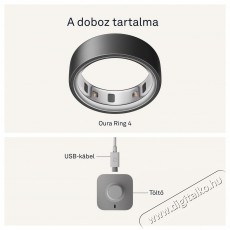 Oura Ring 4 Stealth, 10 Mobil / Kommunikáció / Smart - Okos eszköz - Egyéb okos eszköz - 527769