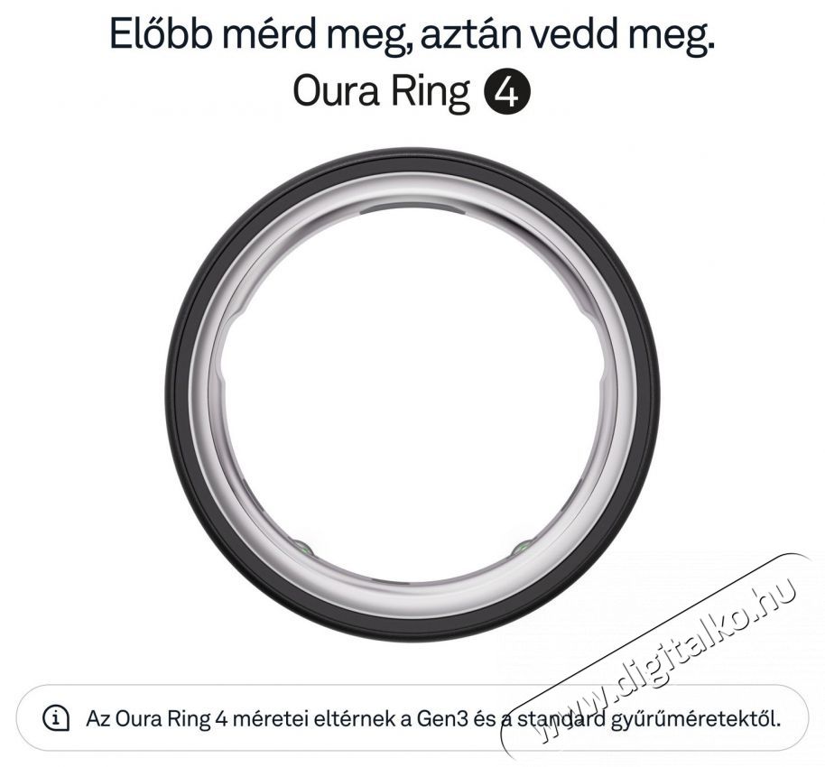 Oura Ring 4 Stealth, 6 Mobil / Kommunik&aacute;ci&oacute; / Smart - Okos eszk&ouml;z - Egy&eacute;b okos eszk&ouml;z - 527777