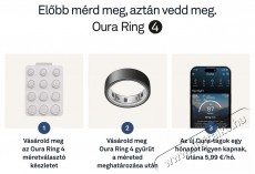 Oura Ring 4 Stealth, 8 Mobil / Kommunikáció / Smart - Okos eszköz - Egyéb okos eszköz - 527779