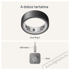 Oura Ring 4 Stealth, 9 Mobil / Kommunikáció / Smart - Okos eszköz - Egyéb okos eszköz - 527780