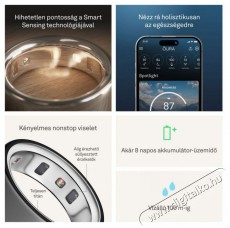 Oura Ring 4 Stealth, 9 Mobil / Kommunikáció / Smart - Okos eszköz - Egyéb okos eszköz - 527780
