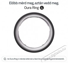 Oura Ring 4 Stealth, 9 Mobil / Kommunikáció / Smart - Okos eszköz - Egyéb okos eszköz - 527780