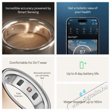 Oura Ring 4 Rose Gold, 13 Mobil / Kommunikáció / Smart - Okos eszköz - Egyéb okos eszköz - 527747