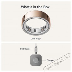 Oura Ring 4 Rose Gold, 13 Mobil / Kommunikáció / Smart - Okos eszköz - Egyéb okos eszköz - 527747