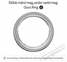 Oura Ring 4 Silver, 7 Mobil / Kommunikáció / Smart - Okos eszköz - Egyéb okos eszköz - 527765